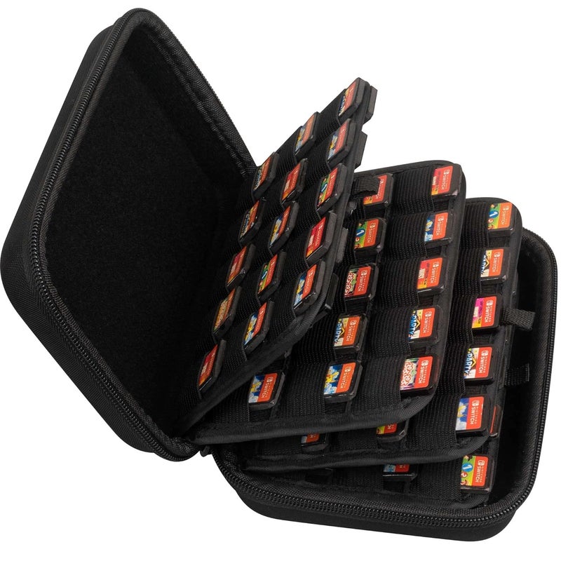 ButterFox 120 Switch Game Case for Nintendo Switch, Switch Game Card Storage Holder or SD Memory Card Case (120 Black) - Image 3